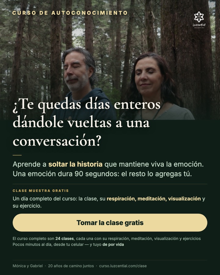 Anuncio: te quedas días enteros dándole vueltas a una conversación