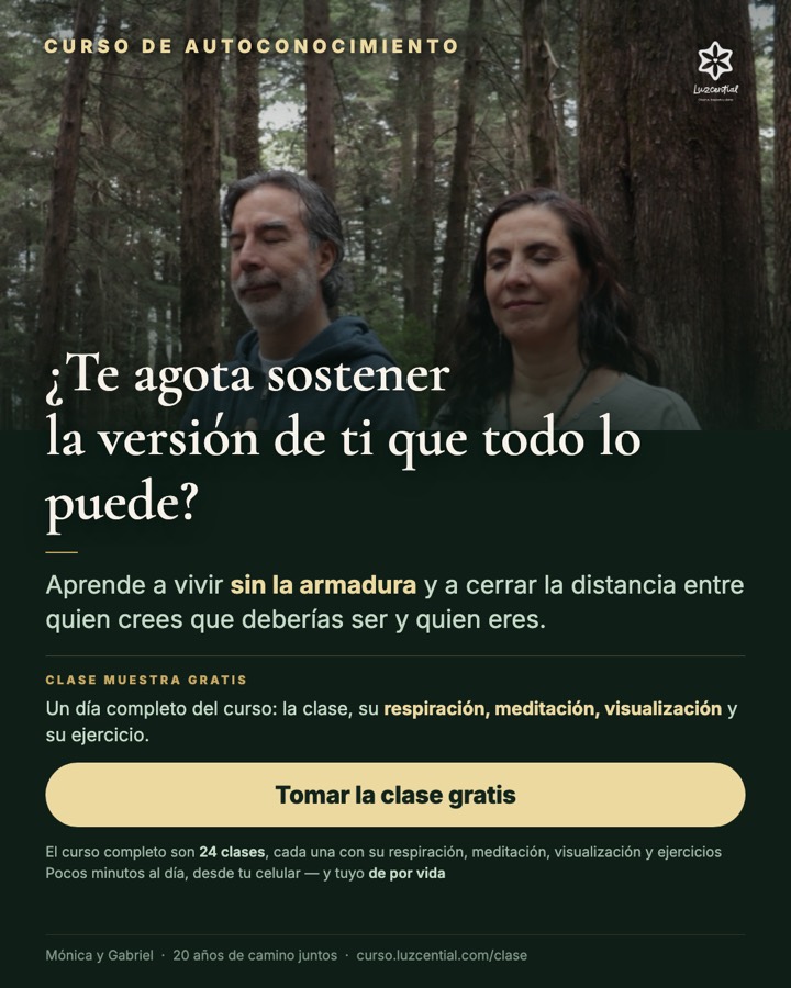 Anuncio: te agota sostener la versión de ti que todo lo puede